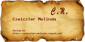 Czeiczler Melinda névjegykártya